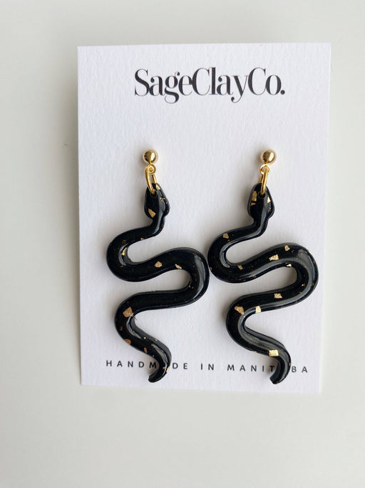 Snake Dangles • Taylor Swift Polymer Clay Earrings