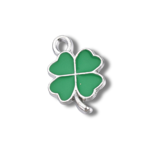 Clover Silver Charm