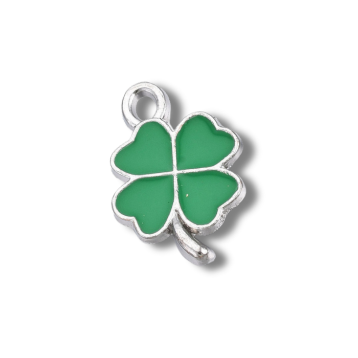 Clover Silver Charm