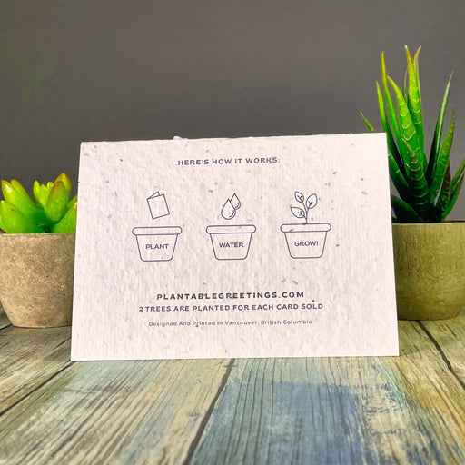 You Turn Me on Plantable Greeting Card