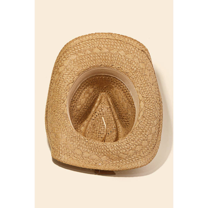 Straw Braided Cowboy Hat
