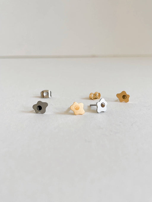 Dainty Little Tiny Things | Fried Eggs | Earring Studs