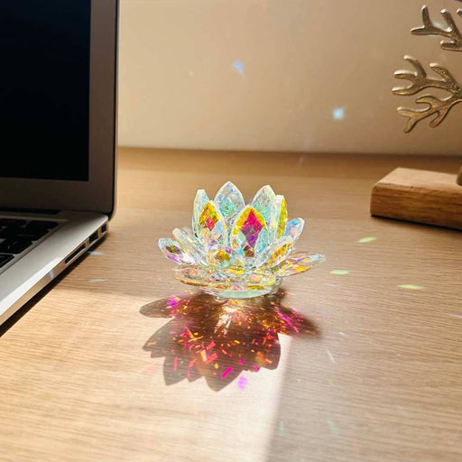 Lotus Light Bloom Desk Suncatcher