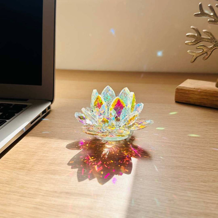 Lotus Light Bloom Desk Suncatcher