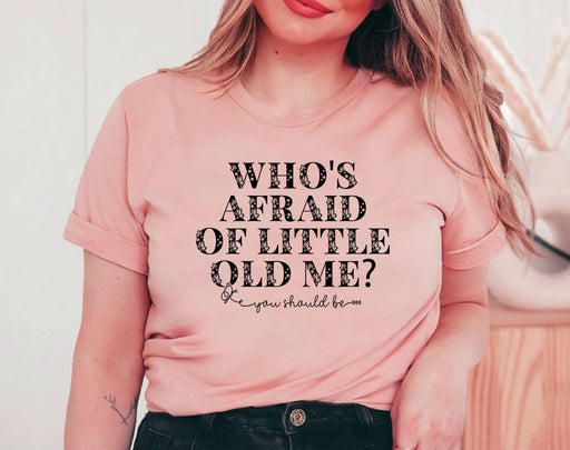 Who's Afraid Of Little Old Me -  Taylor Inspired T-Shirt