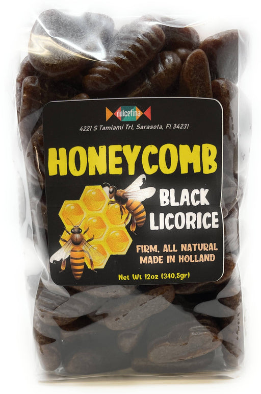 Dutch Honey Bee Black Licorice 11oz Bag