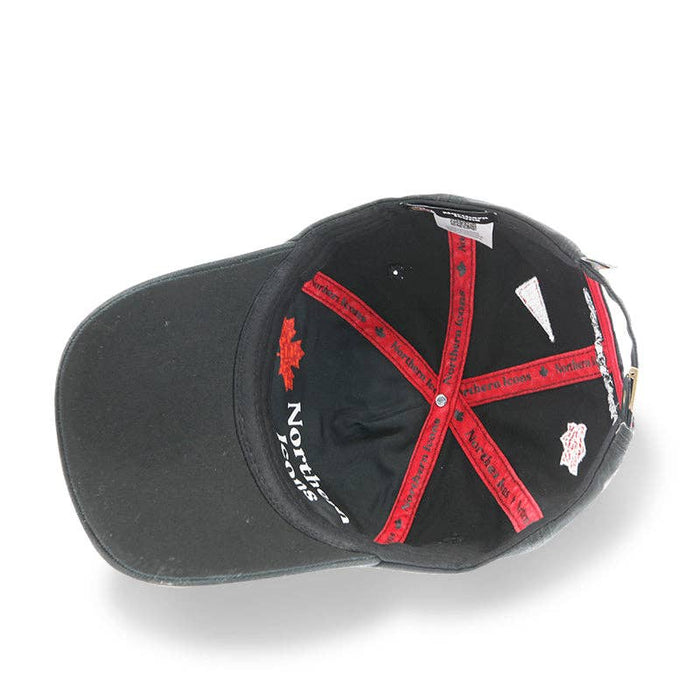 Canada Icons All-Over Embroidery Cotton Cap