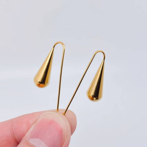 Exquisite 18k Gold Plated Stainless Steel Earrings - FGS
