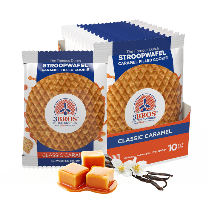 STROOPWAFEL FLOOR DISPLAY - 3 Irresistible Flavors in