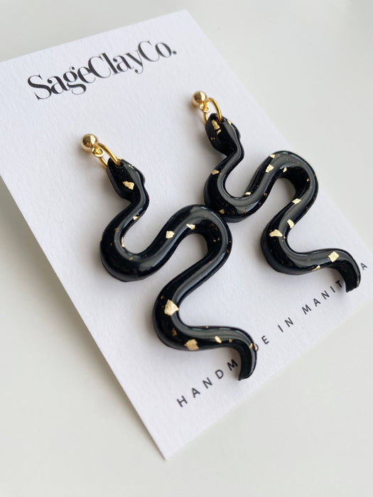 Snake Dangles • Taylor Swift Polymer Clay Earrings