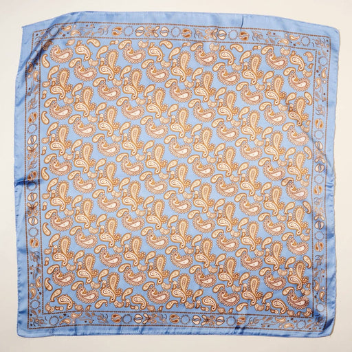 Classic Paisley Silk-Feel Polyester Bandana
