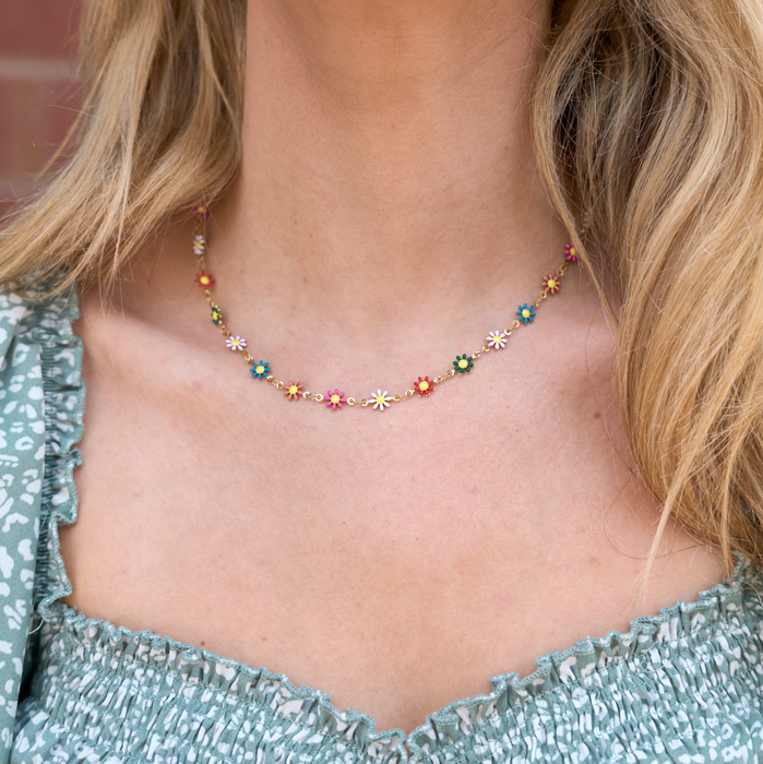 Daisy Multicolor Necklace