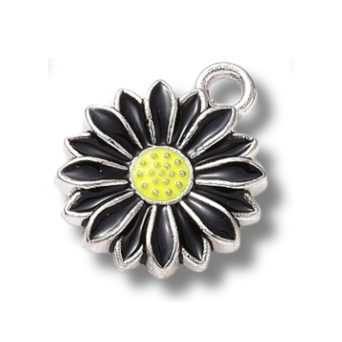 Daisy Silver Charm