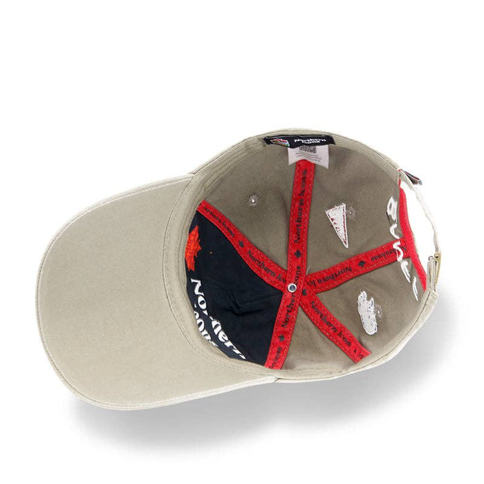 Canada Icons All-Over Embroidery Cotton Cap