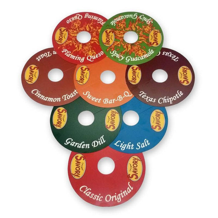 Point Of Purchase - Interchangeable Snack Jar Flavor Labels