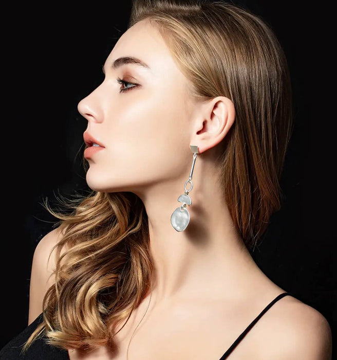 Drop Earrings- Organized meets Organic