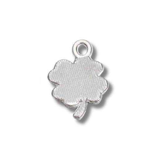 Clover Silver Charm