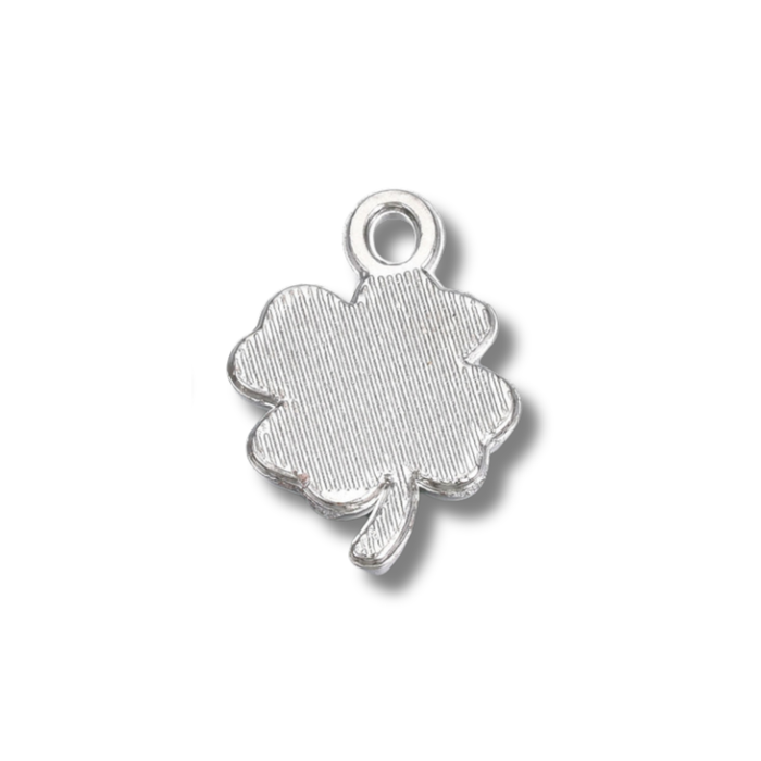Clover Silver Charm