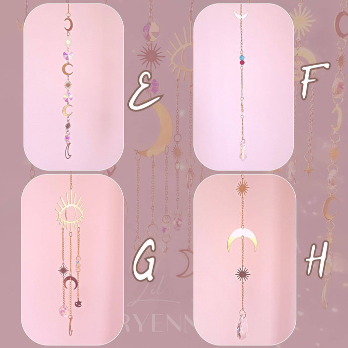 Prism Suncatcher - Colorful Moon Designs