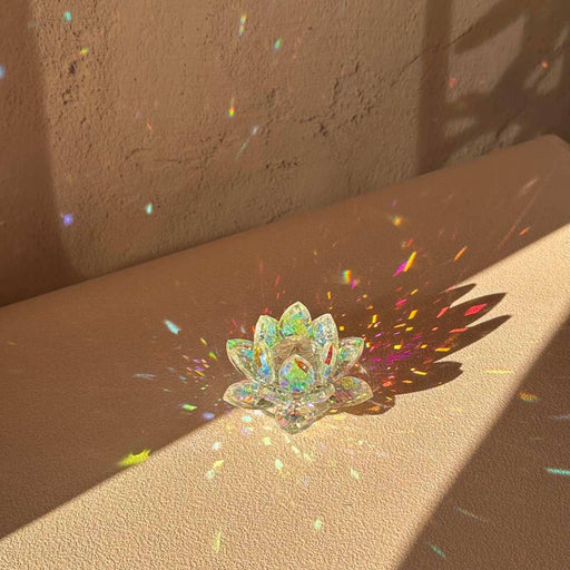 Lotus Light Bloom Desk Suncatcher