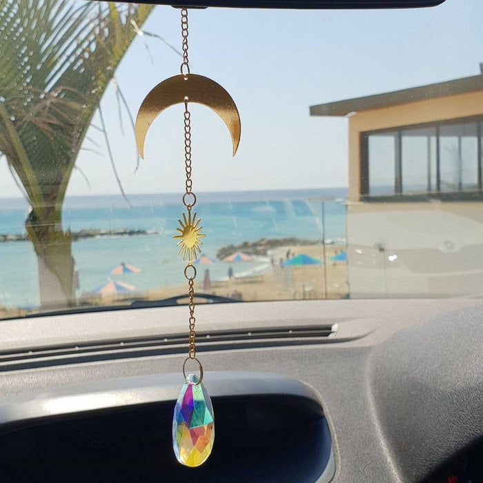 Prism Suncatcher - Colorful Moon Designs