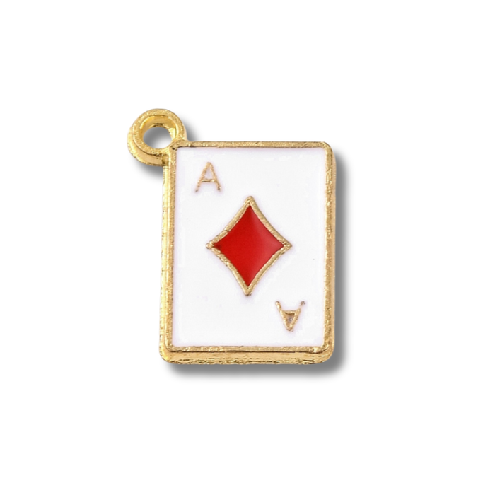 Poker Card Charm