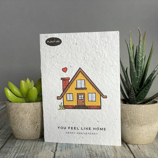 You Feel Like Home Anniversary Greeting Card