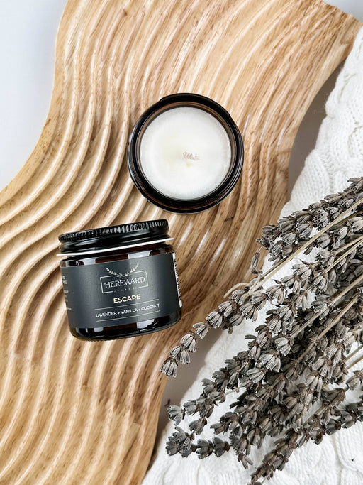Soy Candle | Escape (Lavender + Coconut + Vanilla)