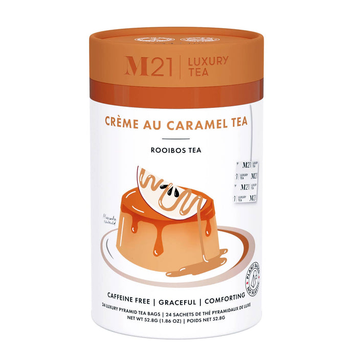 Crème Au Caramel Luxury Herbal Tea – 24 Pyramid Bags
