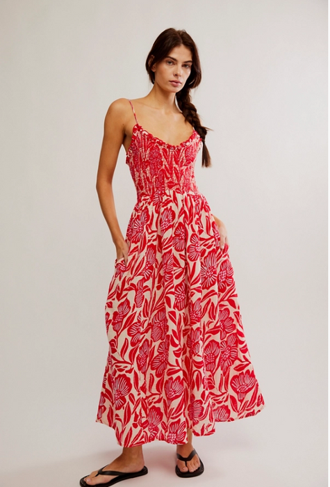 Dress Sweet Nothings Midi Gardenia Combo