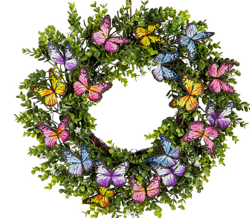 Butterfly Wreath 20"