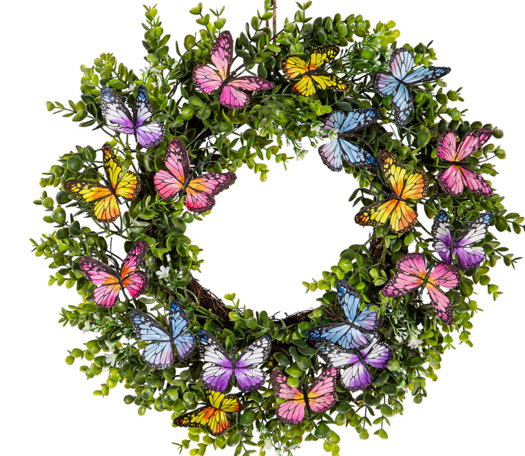 Butterfly Wreath 20"