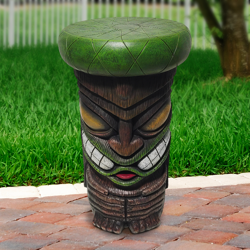 Tiki Stool Statue