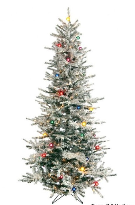 Tree Artificial 9' Vail Slim Gr/Wht