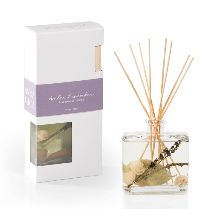 Amber Lavender Botanical Reed Diffuser