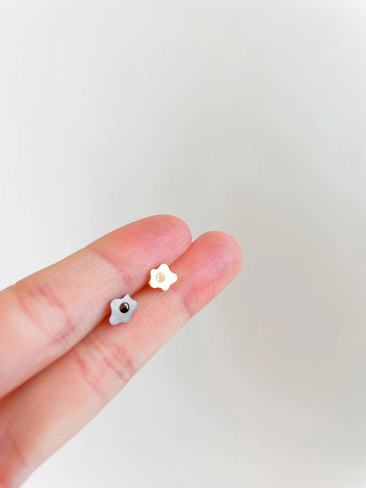 Dainty Little Tiny Things | Fried Eggs | Earring Studs