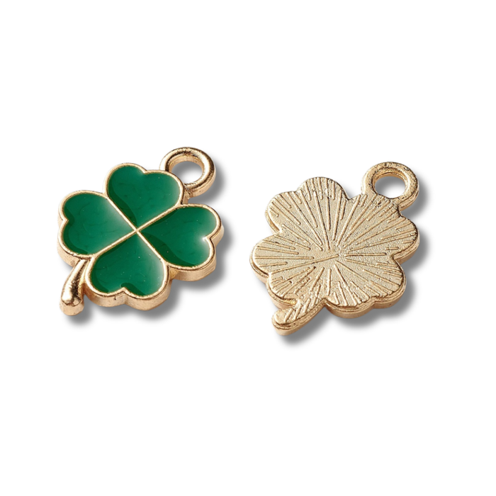 Clover Gold Charm