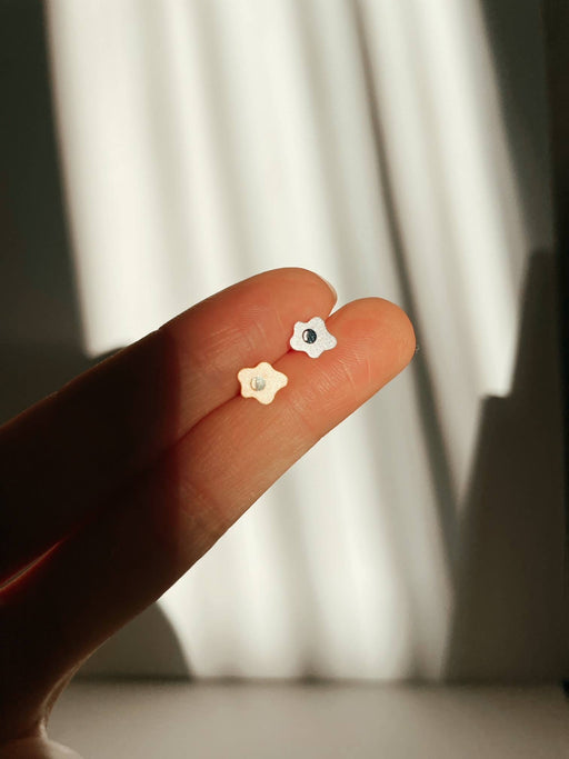 Dainty Little Tiny Things | Fried Eggs | Earring Studs