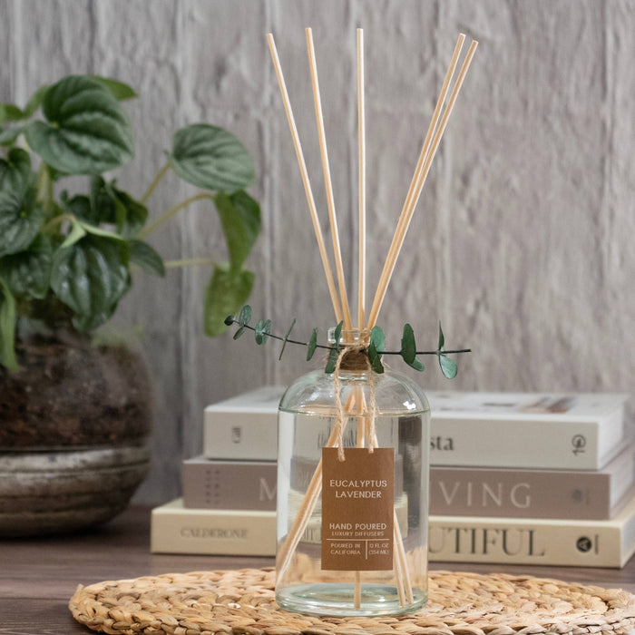 Andaluca - Eucalyptus Lavender Botanical Tie Reed Diffuser