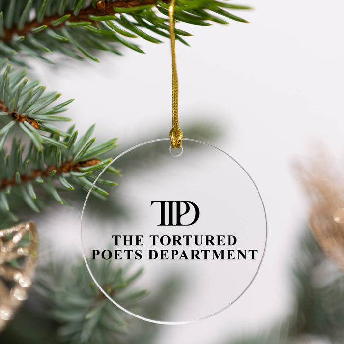 The Tortured Poets Department Acrylic Ornament | Swiftie