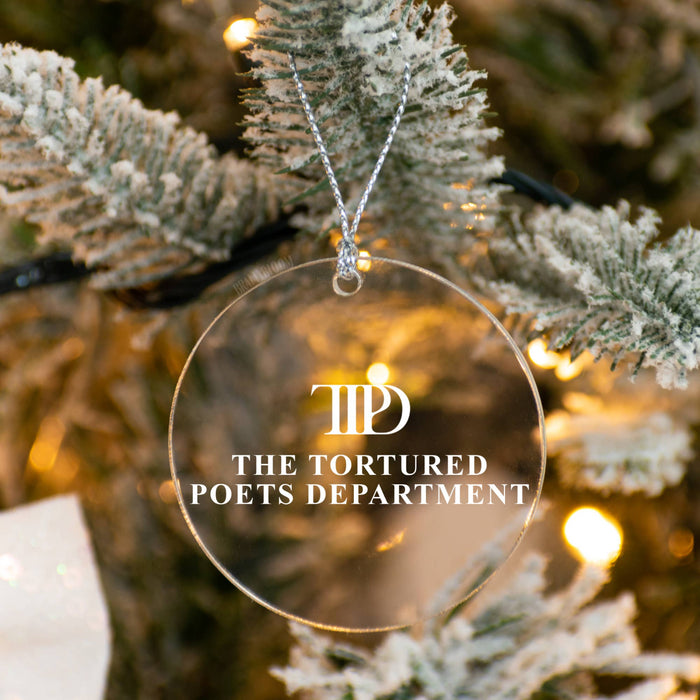 The Tortured Poets Department Acrylic Ornament | Swiftie