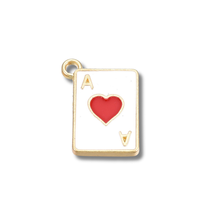 Poker Card Charm