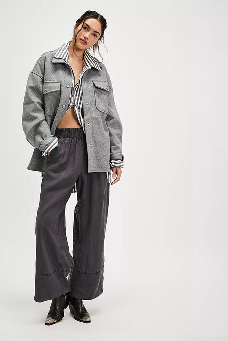 DAYS END LINEN PULL ON in BLACK