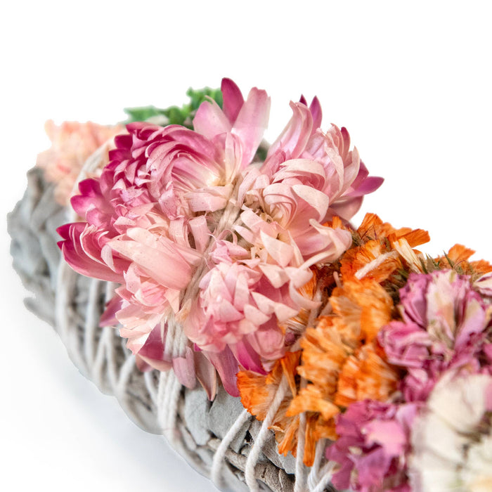 Andaluca - 4" Sherbet Color Sage Smudge Stick