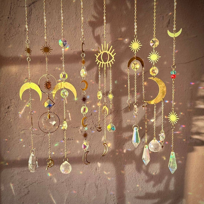 Prism Suncatcher - Colorful Moon Designs