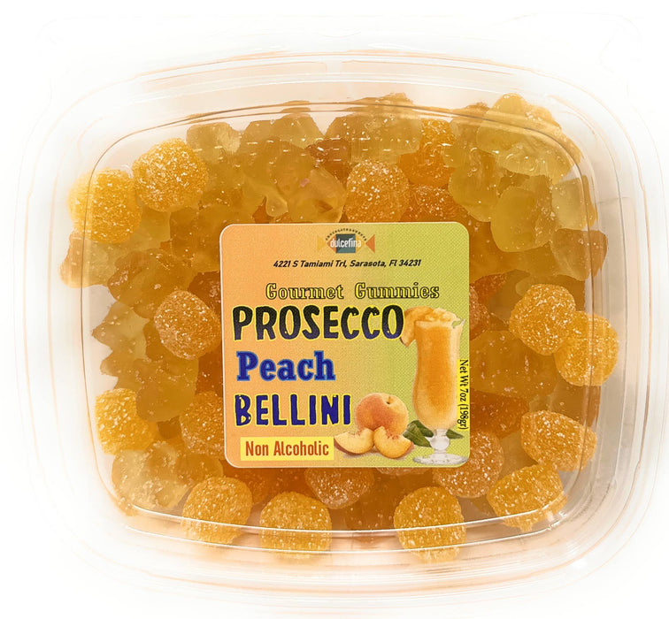 Prosecco Peach Bellini Gummies 7oz Tub