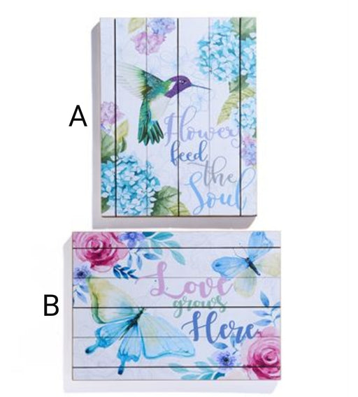 Sign Hummingbird/Butterfly