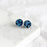 Faux-Druzy Earrings | Blue