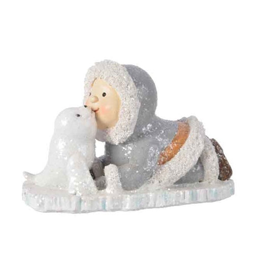 Decoration - Eskimo with Seal