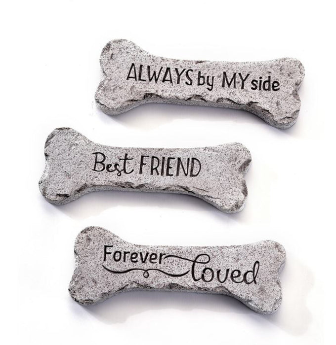 Bone Design Pet Memorial Stepping Stones